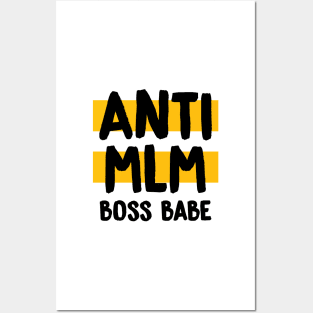 Anti MLM Boss Babe Posters and Art